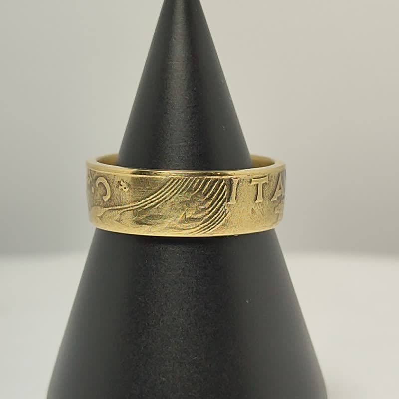 Italy Coin Ring Woman, Italy Ring Male, Italy Ring Brass, Italy Coin Ring Girl - 戒指 - 其他金屬 