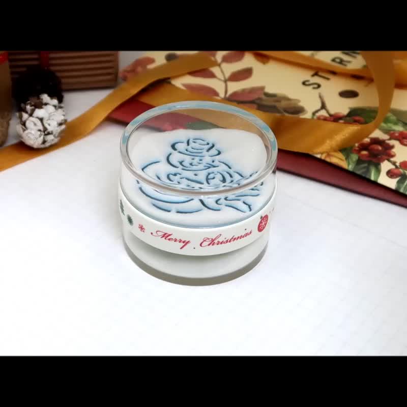 【聖誕節快速出貨】療癒禮物 聖誕樹/雪人/雙面文字沙漏擺飾 - 擺飾/家飾品 - 壓克力 白色