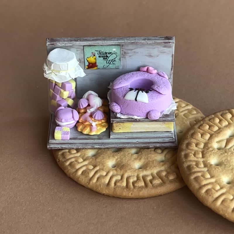 Miniature set with sweets, for a dollhouse and games with dolls, size 1:12 - 公仔/玩偶 - 其他材質 多色