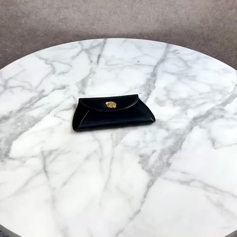 【 日本直送　名牌中古包 】Cartier カルティエ コインケース ブラック パンテール レザー vintage ヴィンテージ オールド h4kjzd - 零錢包/小錢包 - 真皮 黑色