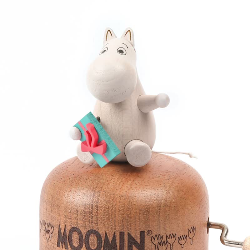 【嚕嚕米】 Moomin 手搖上下動 音樂盒 | Wooderful life - 擺飾/家飾品 - 木頭 多色