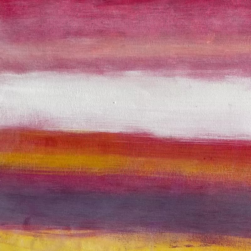 Colorful Painting Abstract Canvas Art Multicolor Abstract Wall Art Contemporary - 壁貼/牆壁裝飾 - 壓克力 