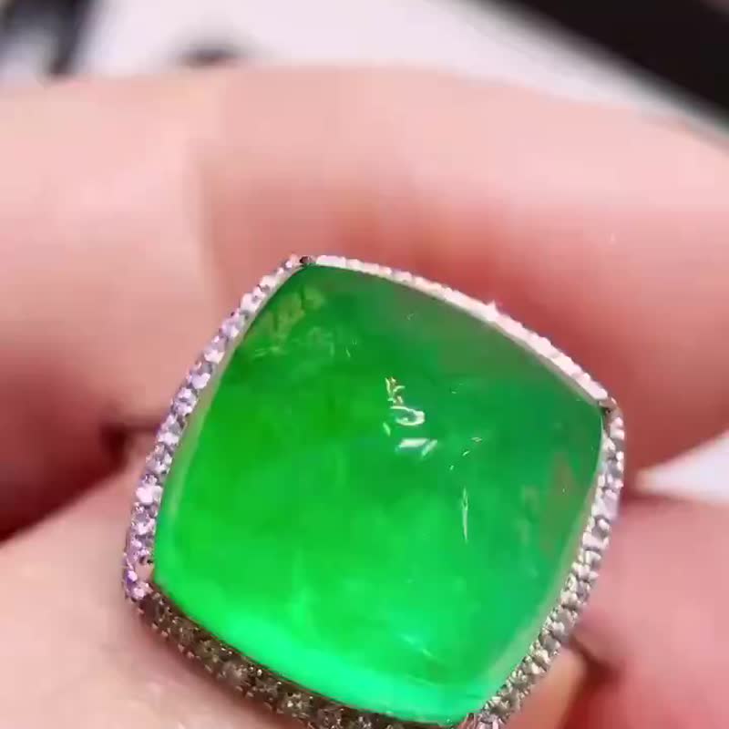 祖母绿戒指  8.5克拉 - 戒指 - 寶石 