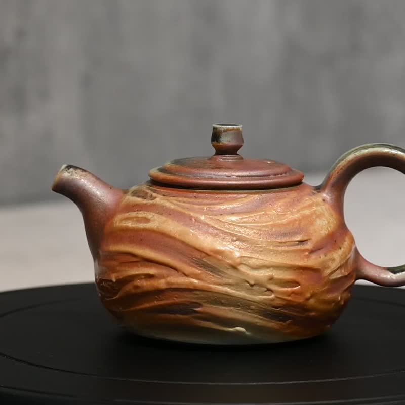 Handmade wood-fired kettle - classic wood-fired kettle and teapot [Zhenlin Ceramics] - Teapots & Teacups - Pottery 