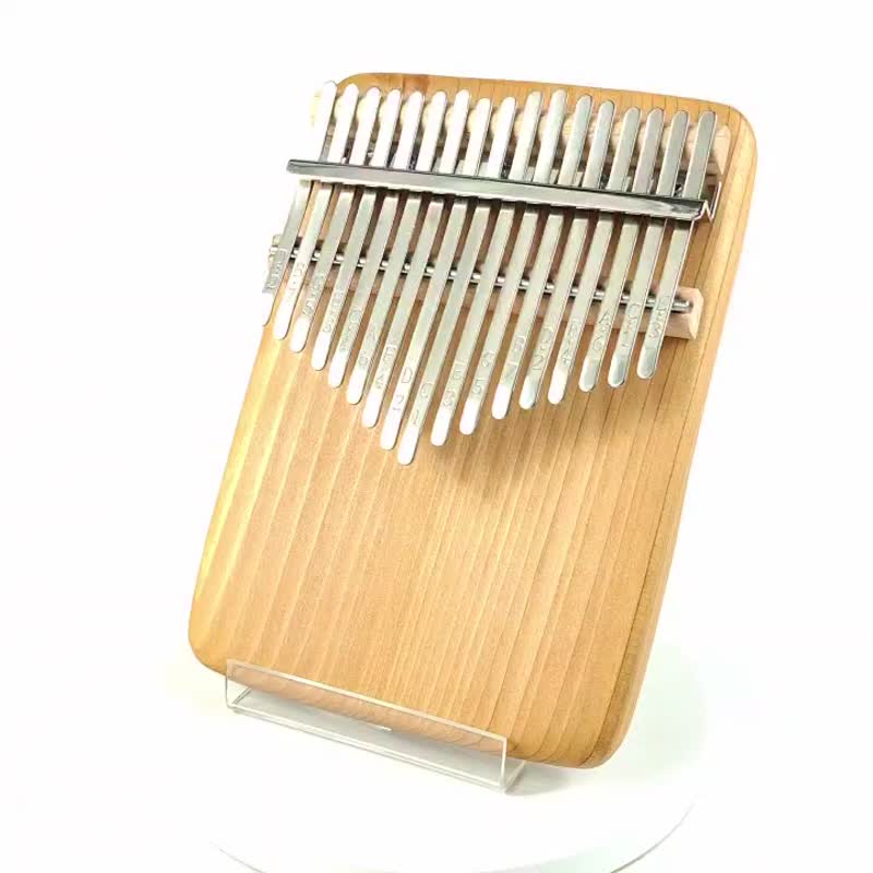 美西側柏拇指琴/17音拇指琴/KALIMBA - 吉他/樂器 - 木頭 金色