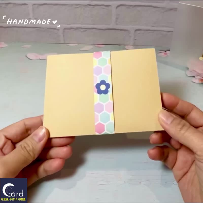 手作蛋糕折疊卡片/DIY材料包附教學/可客製生日蠟燭歲數 - 心意卡/卡片 - 紙 