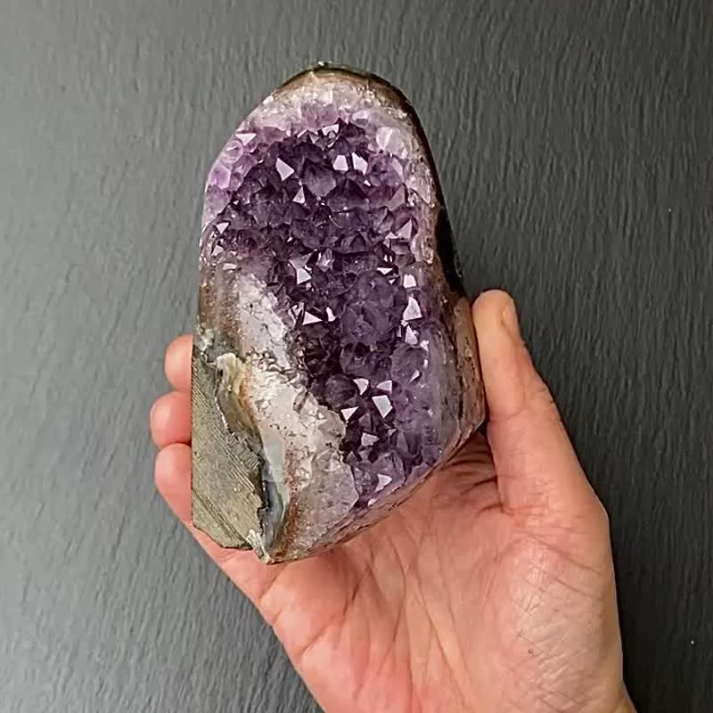招財開運-天然原礦夢幻星光紫晶鎮 紫水晶 消磁淨化 快速出貨 - 擺飾/家飾品 - 水晶 紫色