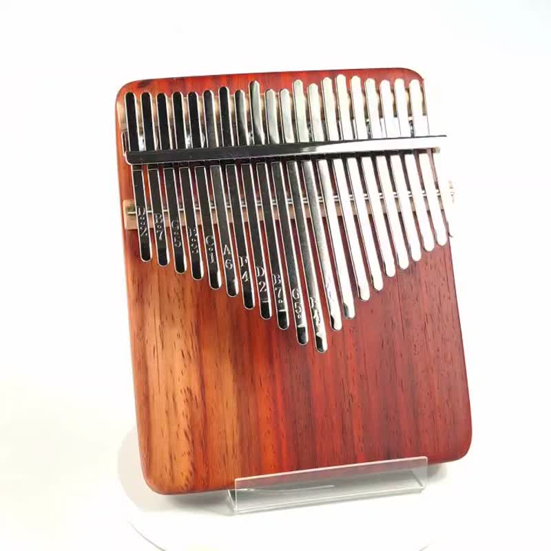 非洲紫檀拇指琴/21音拇指琴/KALIMBA - 吉他/樂器 - 木頭 紅色