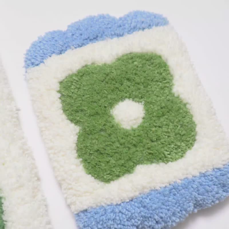 Handmade soft cloud flower coaster/mineral mat/mat - Items for Display - Cotton & Hemp 