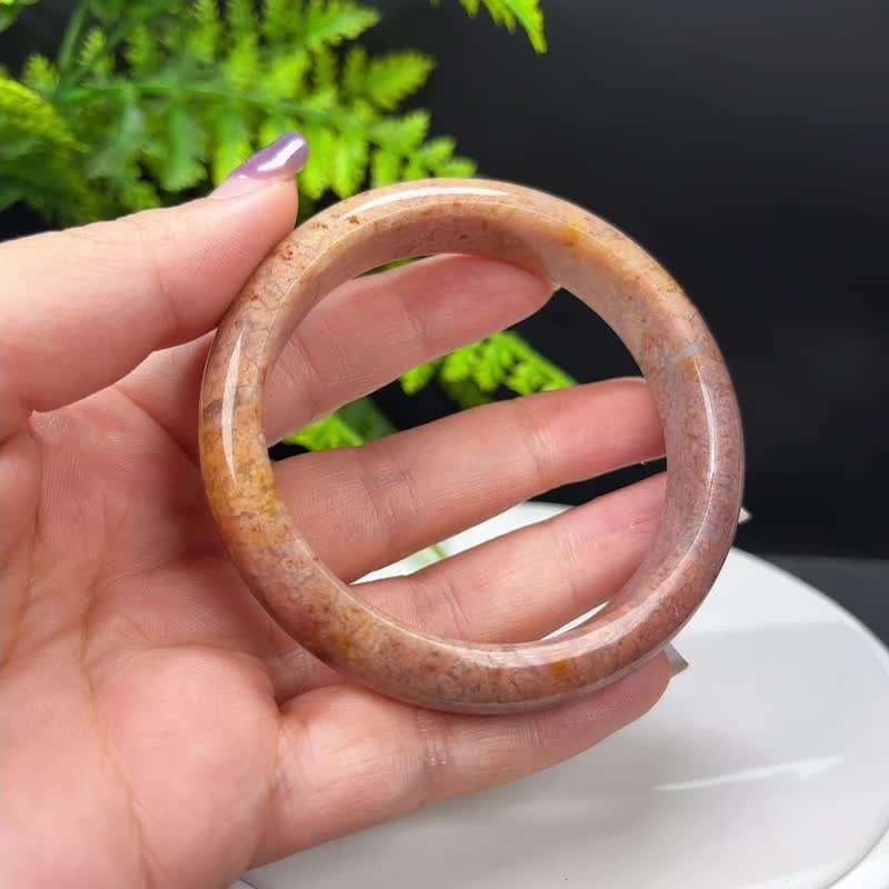 冰花爆晶瑪瑙手镯 58MM - 手鍊/手環 - 半寶石 
