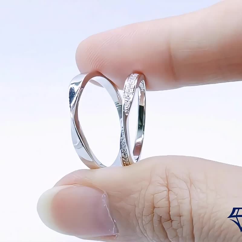 Moissanite Moissanite 1 carat engagement flower bud diamond ring Taipei store Cu - แหวนทั่วไป - วัสดุอื่นๆ 