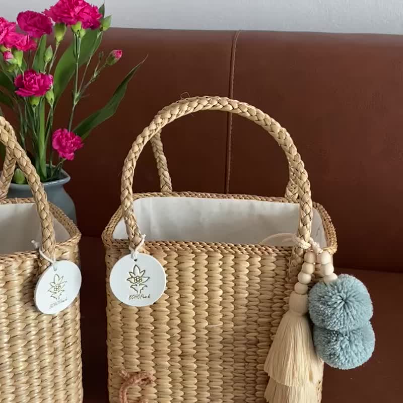 BOHOPeach personalized Handbags for weekend trip - 手提包/手提袋 - 竹 