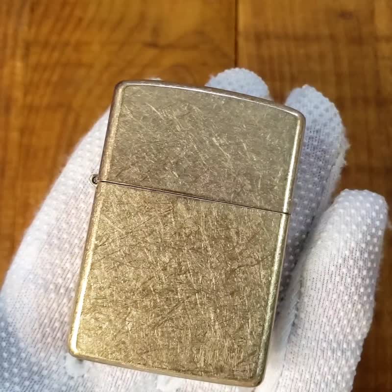 [ZIPPO official flagship store] Golden Bronze floral yarn (thick version) windproof lighter 28496 - Other - Copper & Brass 