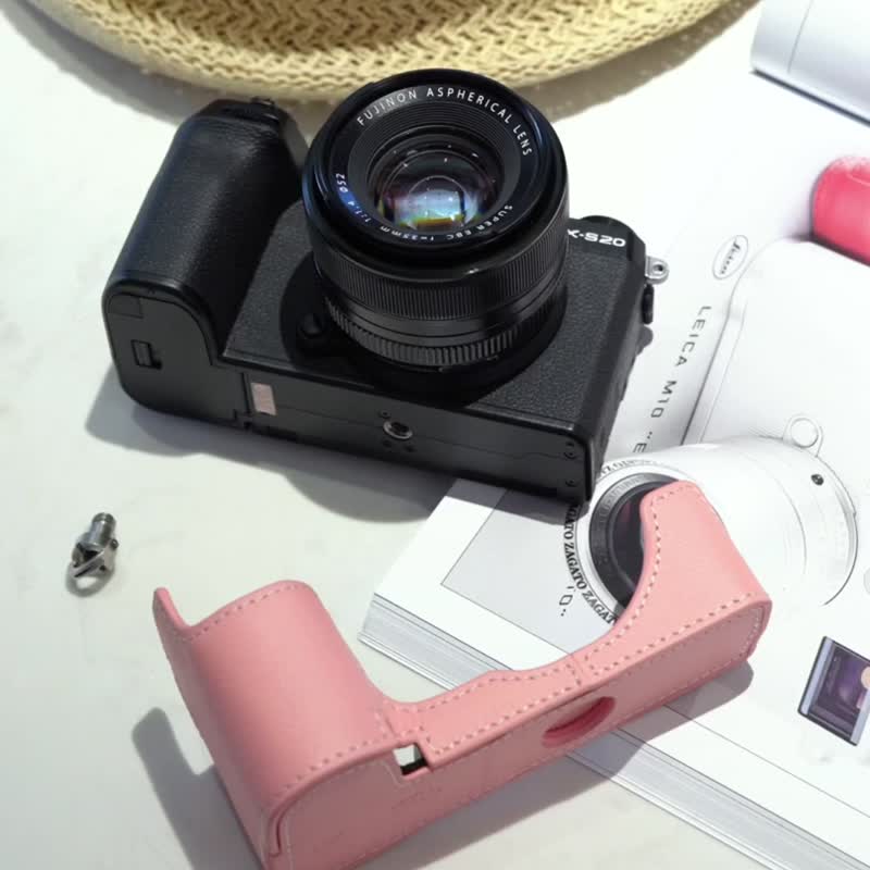 Camera Body Case for FUJIFILM X-S20 (6 colors) - กล้อง - หนังแท้ หลากหลายสี