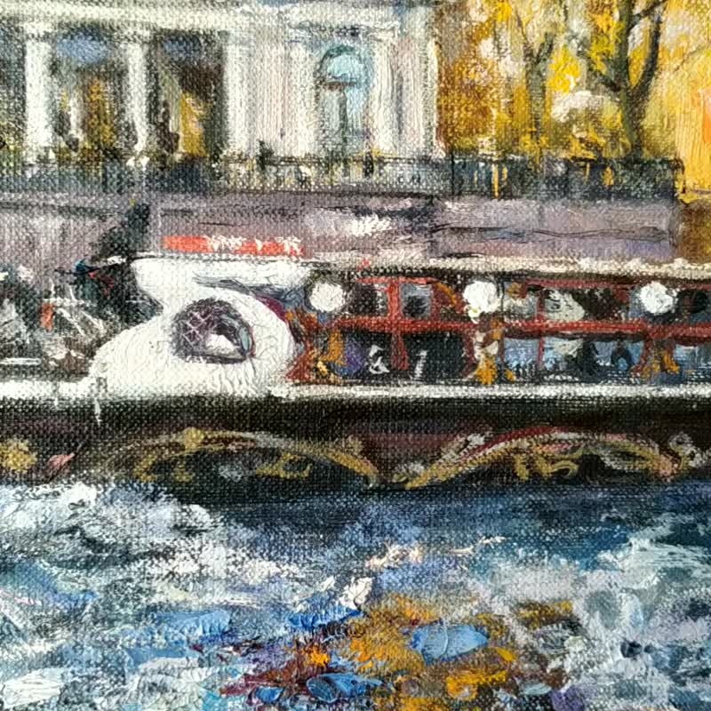 圣彼得堡绘画 城市景观 Petersburg Painting Cityscape Original Art 油畫原作 Impressionism Art - 海報/掛畫/掛布 - 其他材質 多色