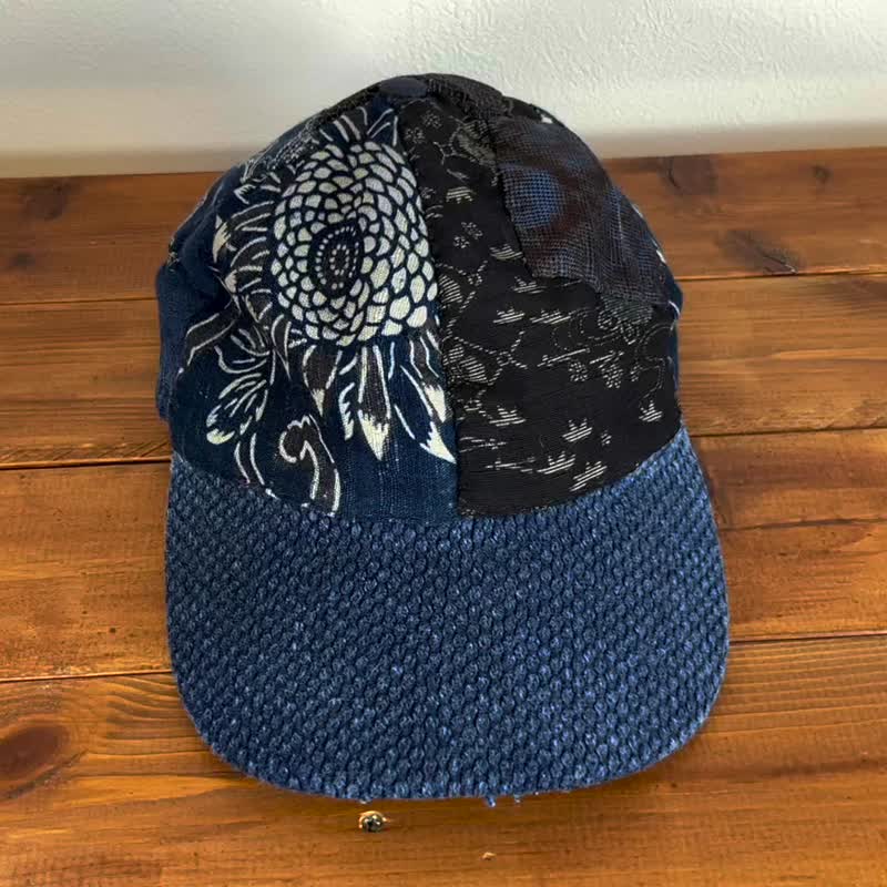 Rag patchwork hat cap-039 - หมวก - ผ้าฝ้าย/ผ้าลินิน 