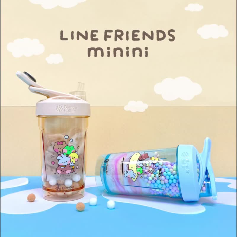 BlenderBottle Strada Tritan Line Friends minini Shaker Cup Bottle 24oz/710ml - Pitchers - Eco-Friendly Materials Multicolor