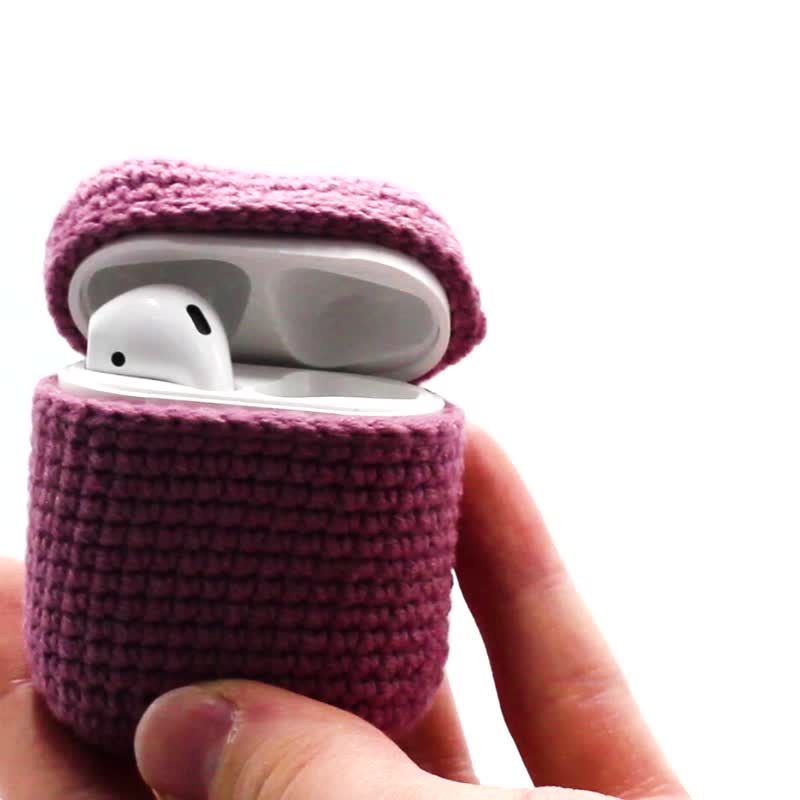 Crochet pattern basic case earphone case, PDF crochet pattern headphone cover - 編織/刺繡/羊毛氈/縫紉 - 其他材質 