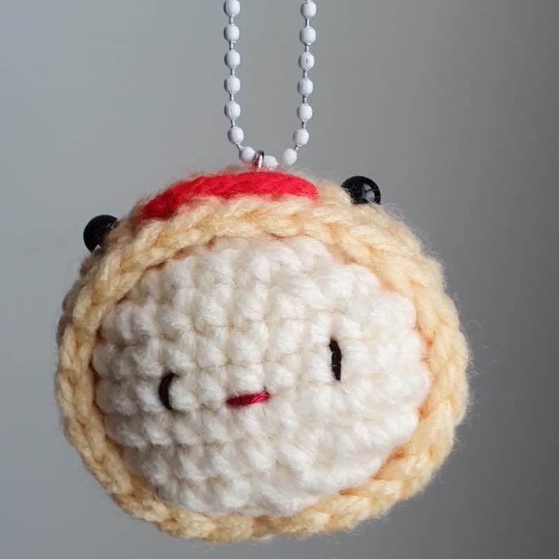 baby key chain with chicken hat - 吊飾 - 聚酯纖維 