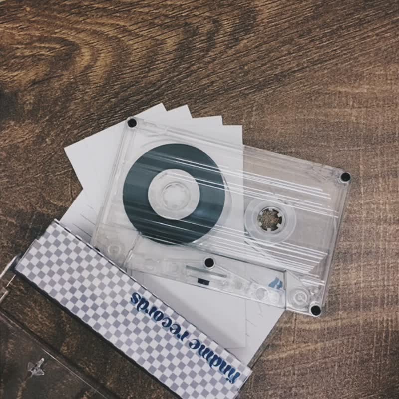 透明色 空白卡式帶  磁帶 錄音帶  60 分鐘 - 其他 - 塑膠 透明