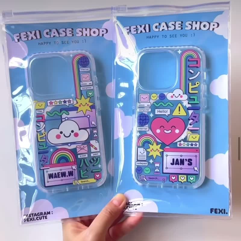 FEXI CASE / Love Monday Cloud. - 手機殼/手機套 - 矽膠 