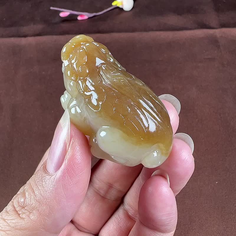 秒殺價 天然新疆和田玉且末糖白玉貔貅吊墜 玉質細膩溫潤色澤柔和 - 吊飾/掛飾 - 玉石 