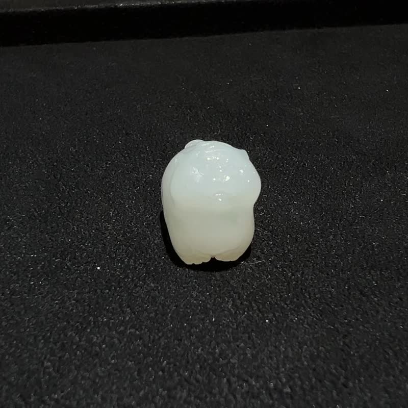 萌寵 | 糯冰小萌虎 - 項鍊 - 玉石 白色