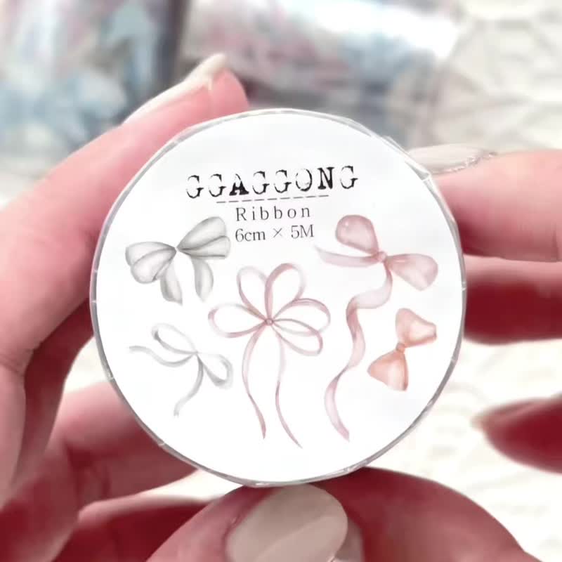 Ribbon PET Tape - Kiss Cut - 紙膠帶/和紙/PET - 其他材質 