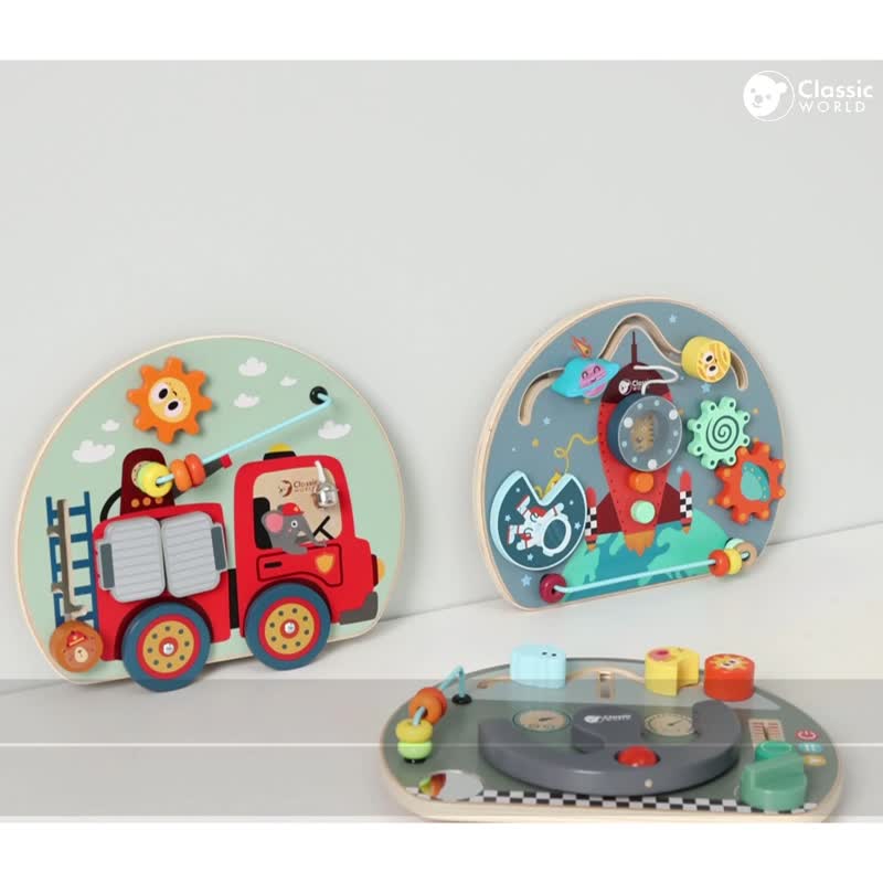 Busy Board - Kids' Toys - Wood Multicolor