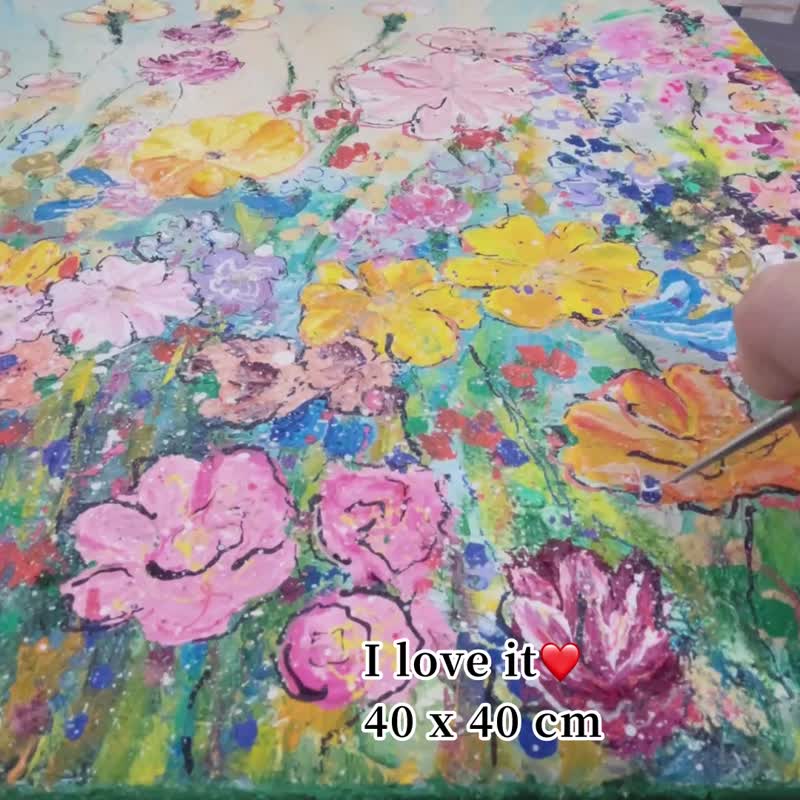 SaSa療癒心藝術家創作 油畫丙烯作品 - 擺飾/家飾品 - 壓克力 