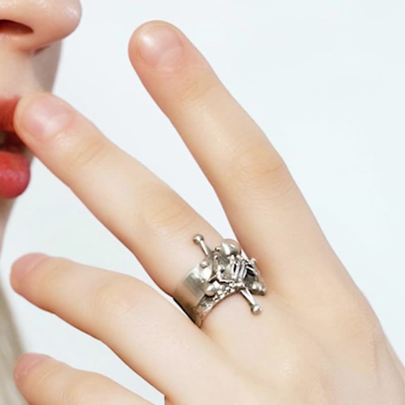 Fantasy Star Chaser Silver Ring - General Rings - Silver 