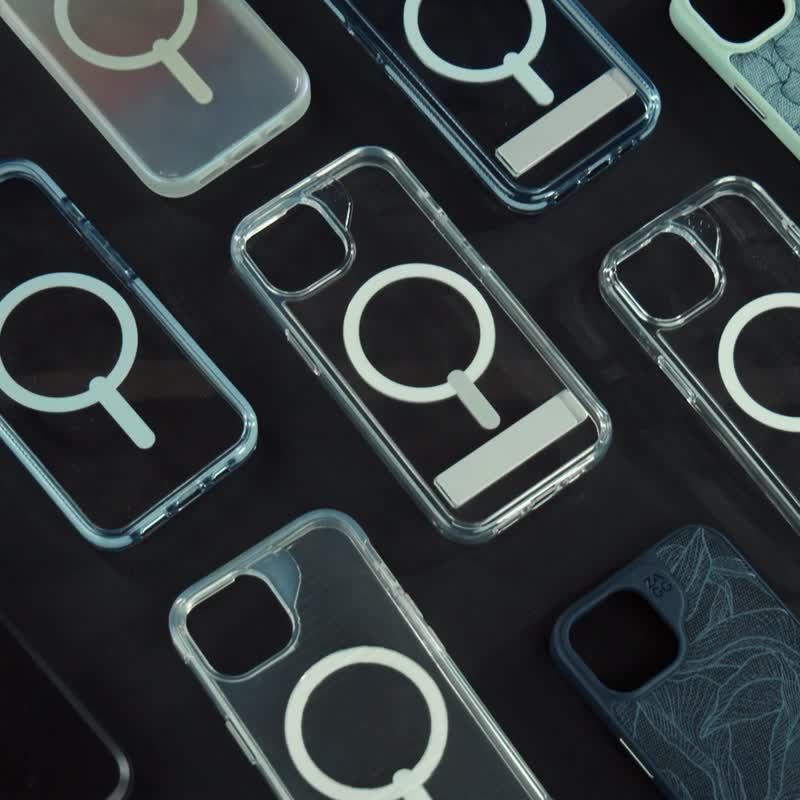 ZAGG iPhone 15 Crystal Palace Snap Graphene Magsafe Clear Case - เคส/ซองมือถือ - พลาสติก สีใส