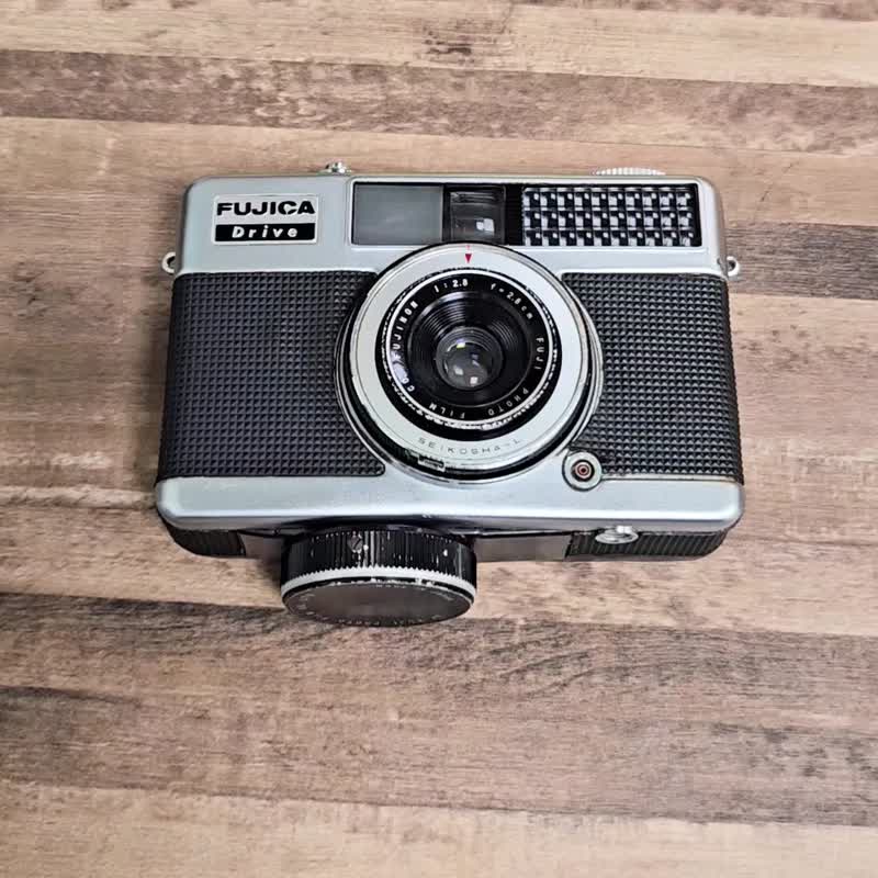 135 film Fujica Drive half-frame wind-up film camera 70% new - กล้อง - โลหะ สีดำ