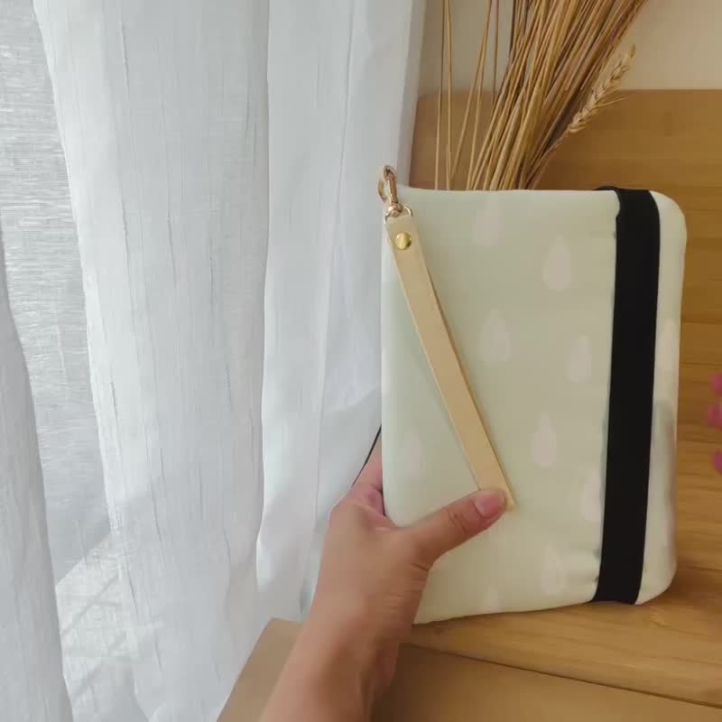 MIT小雨滴 寶寶手冊 媽媽手冊 健康手冊 書套 書衣 滿月禮 彌月禮 - 其他 - 棉．麻 綠色