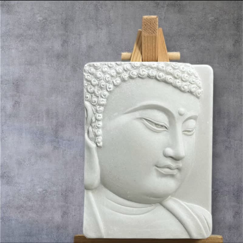 佛藝開運石 佛像擺飾泥作 (六) 禪風香氛擺件 淨化心靈的的選擇 - 香氛/精油/擴香 - 水泥 灰色
