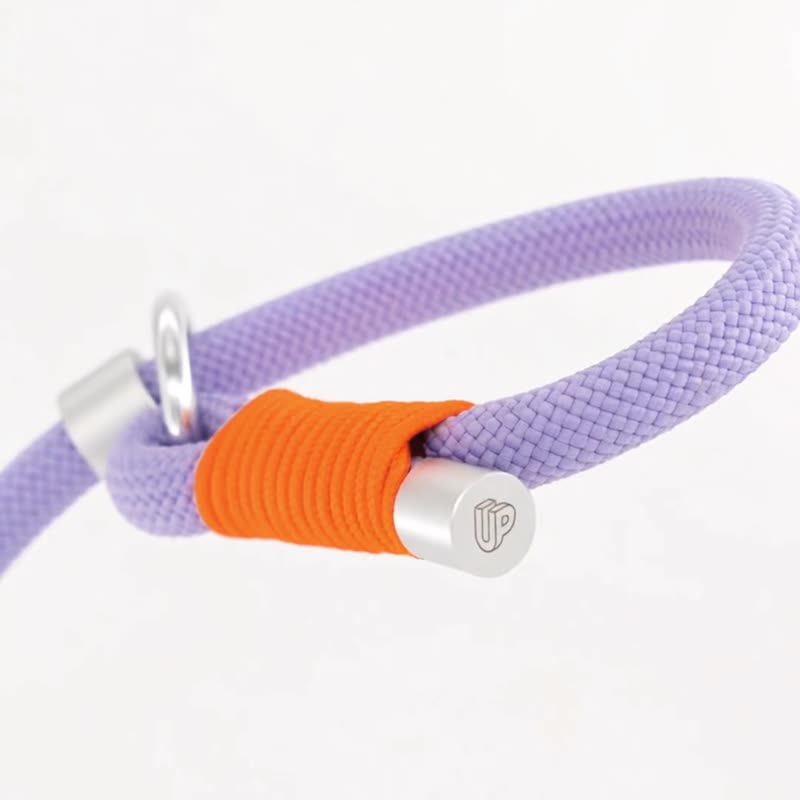 bump up 撞色極簡輕量 P 繩 長牽短牽 多尺寸 訓練散步適用 - 項圈/牽繩 - 尼龍 黑色