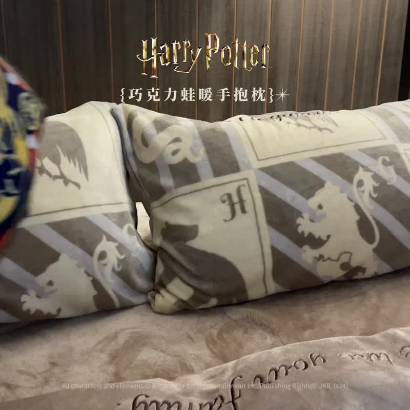 Chocolate Frog Hand Warming Pillow Lipot Pillow Exchange Gift Gift - หมอน - วัสดุอื่นๆ 