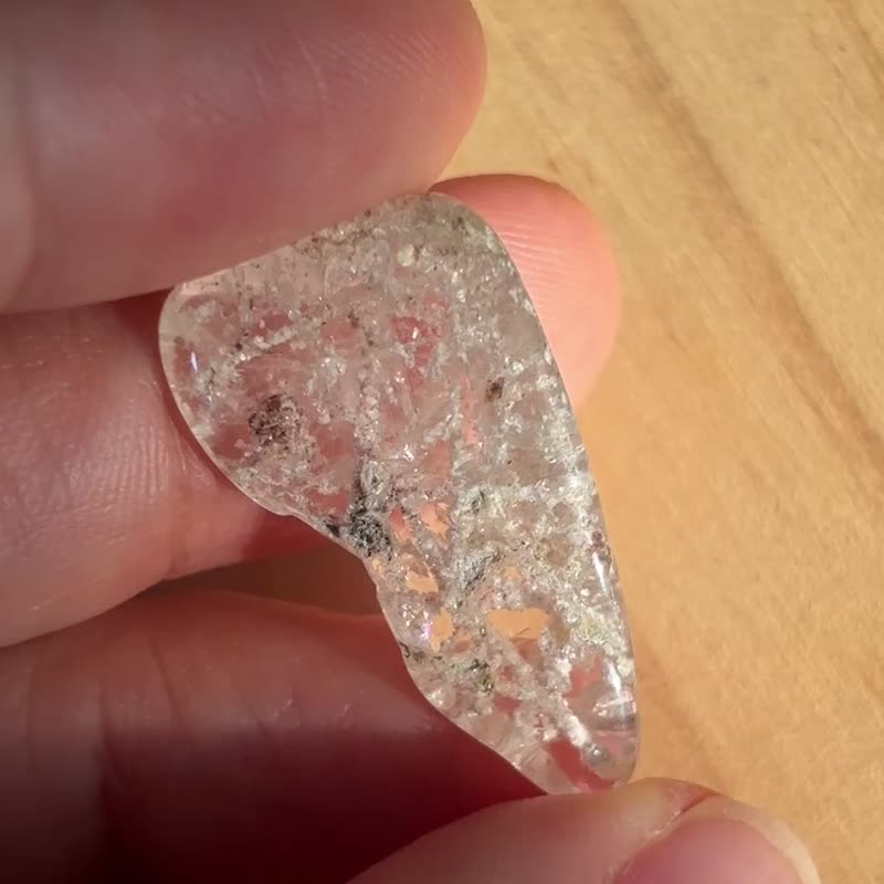 雪花 白幽靈 粉幽靈 水晶 隨型 手把玩 天然原石 水晶原礦 天然原 - 擺飾/家飾品 - 水晶 白色