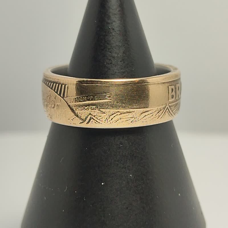 Brazil Coin Ring 25 centavos 1998-2022, Coin Ring Brazil, Brazil Coin Ring - 戒指 - 其他金屬 