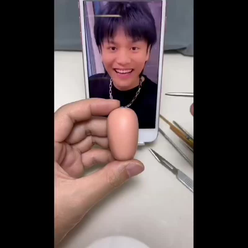 客制化人物公仔 人偶 3D人像畫 似顏繪  定制 生日 紀念 高爾夫 - 公仔模型 - 黏土 多色