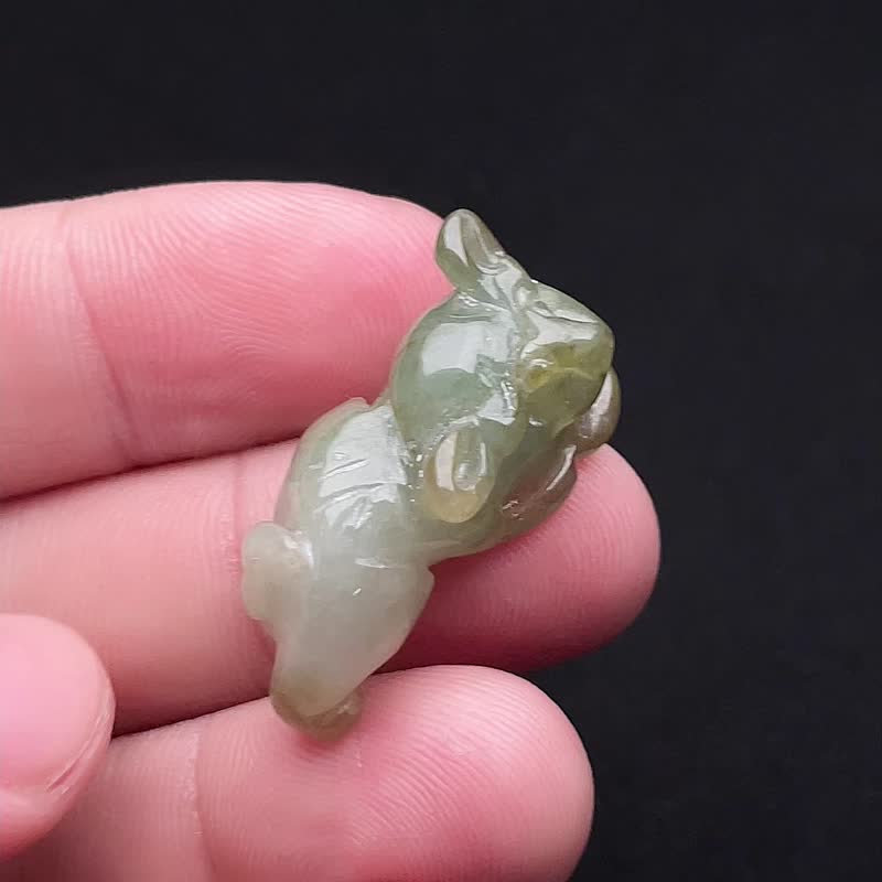 冰糯綠翡翠貔貅 | 天然緬甸玉翡翠A貨|送禮 - 其他 - 玉石 綠色