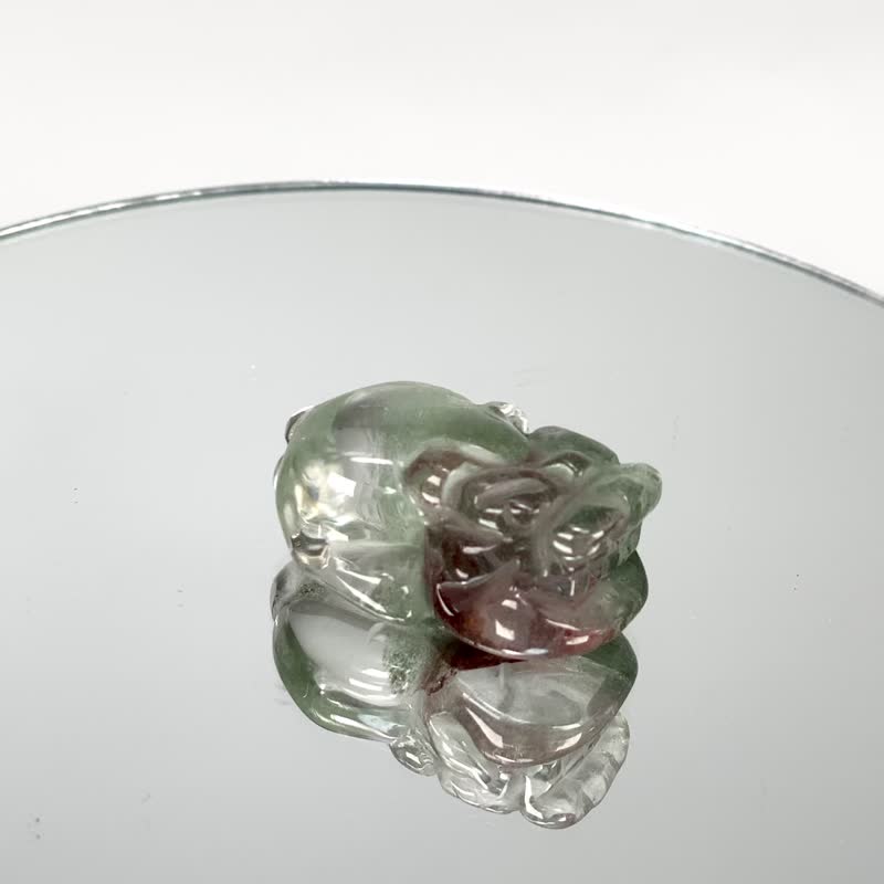 High quality green ghost little Pixiu 02 - Items for Display - Crystal Green