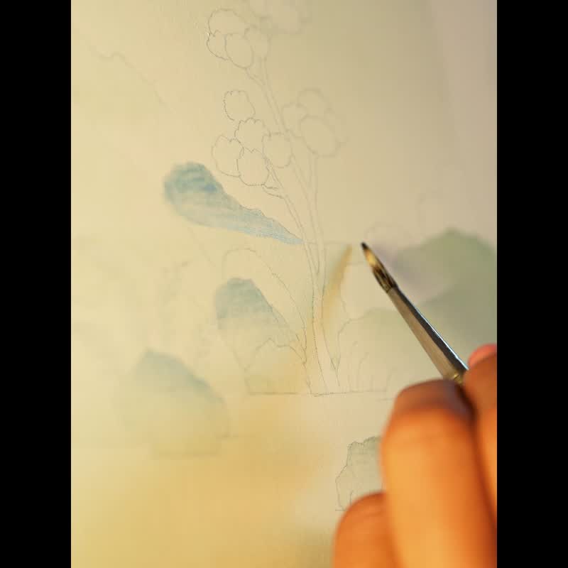 佛教無量壽佛唐卡畫 - 壁貼/牆壁裝飾 - 其他材質 多色