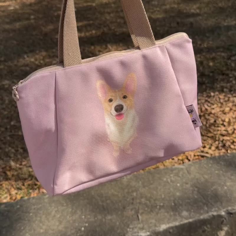 【寵寵家】手提包-小帥哥 - 手提包/手提袋 - 聚酯纖維 綠色