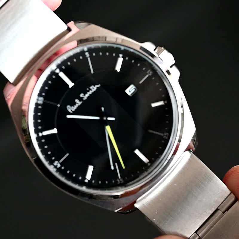 Paul Smith CLOSED EYES 男性用腕時計 40mm Black dial 1116-T020640 QUARTZ 箱付 手錶 - 男錶/中性錶 - 不鏽鋼 黑色
