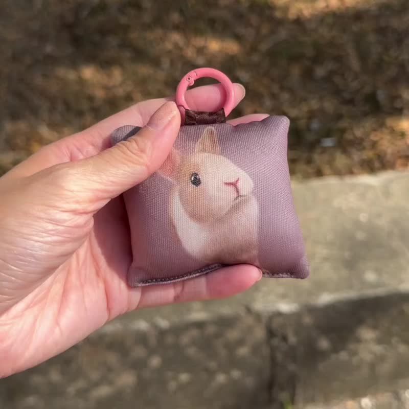 【Chong Chong Jia】 Bag Charm - Handsome Boy - พวงกุญแจ - เส้นใยสังเคราะห์ สีกากี