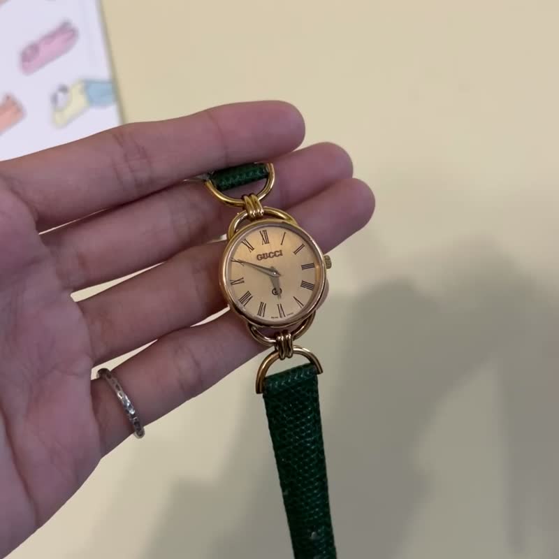 古董Gucci 6000L馬蹄釦小金錶 - 女錶 - 其他材質 多色