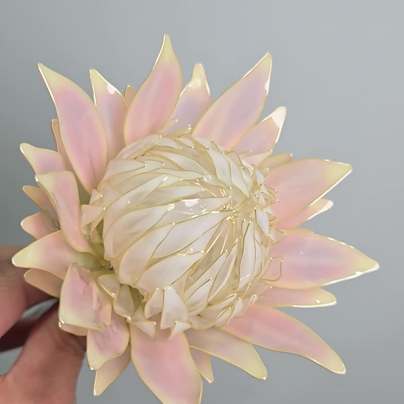 帝王花•沾浸藝術花燈【閒逛花間系列】。小夜燈。生日禮物 - 燈具/燈飾 - 樹脂 