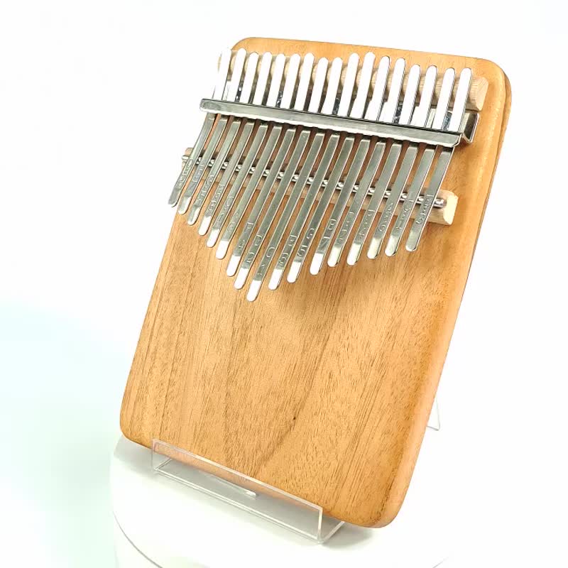 桃花心木拇指琴/17音拇指琴/KALIMBA - 吉他/樂器 - 木頭 金色