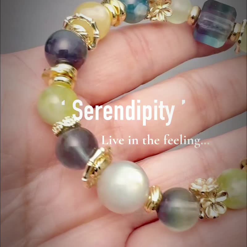 Verdant Vitality. Five Element Wood-Replenishing Energy Bracelet. Healing Crystal Design. - สร้อยข้อมือ - คริสตัล 